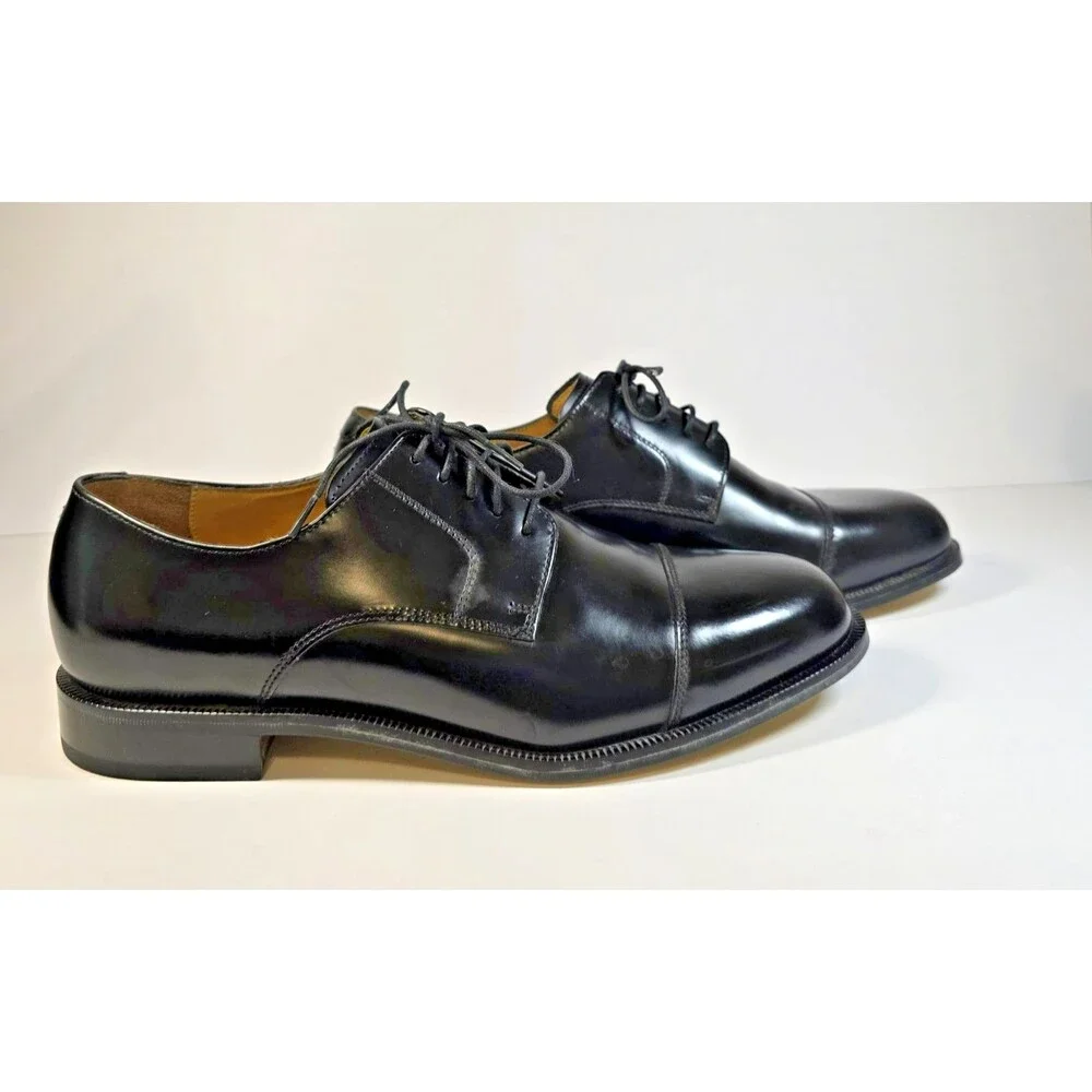 Men's Cole Haan size 10 M Black dress shoe Air Cater CPTOE